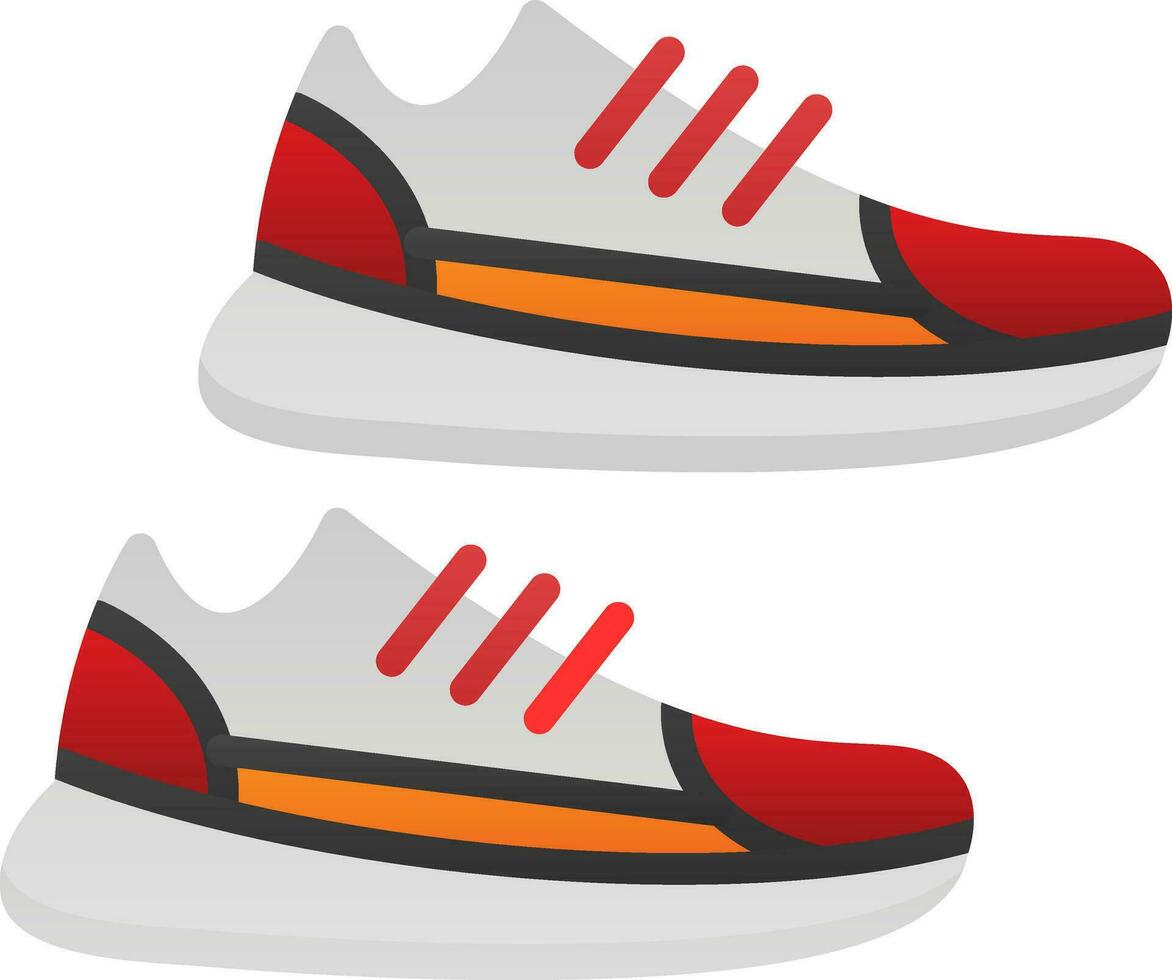 diseño de icono de vector de zapatillas