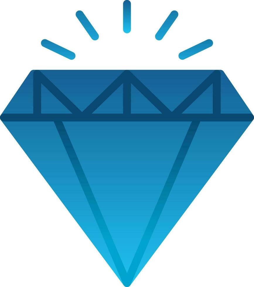 diseño de icono de vector de diamante