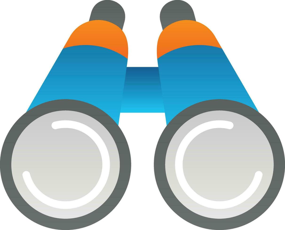 Binoculars Vector Icon Design