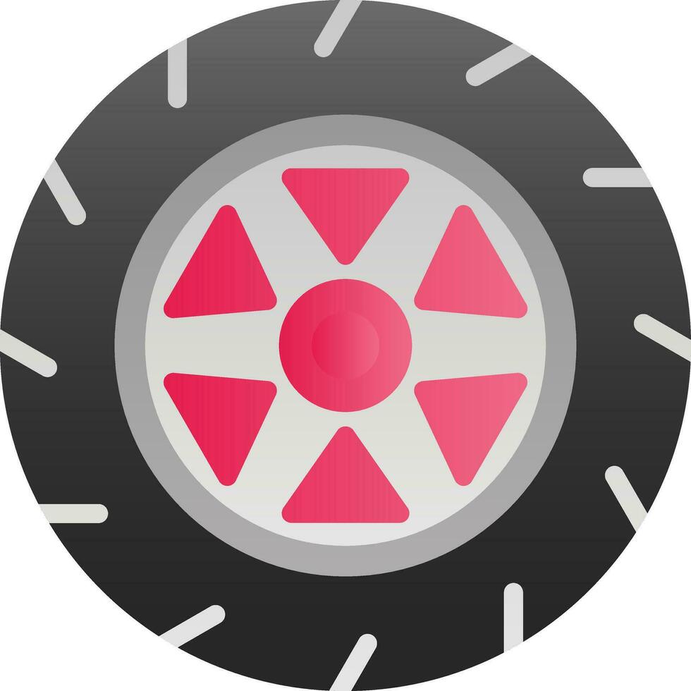 Wheels Vector Icon Design