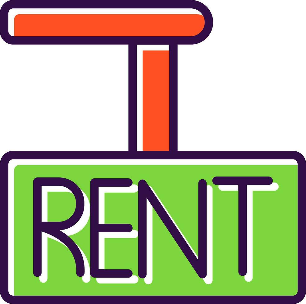 Rent Vector Icon Design