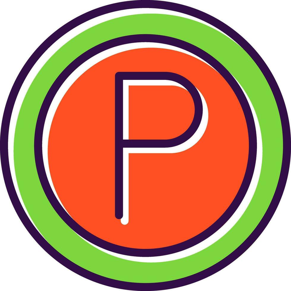 Parking Vector Icon Design