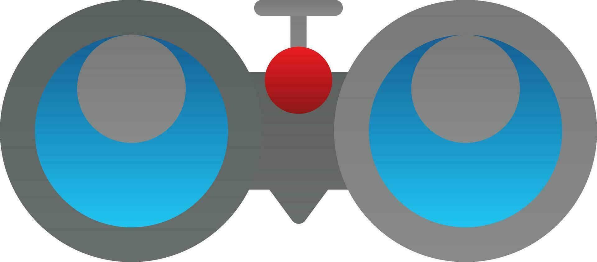 diseño de icono de vector binocular