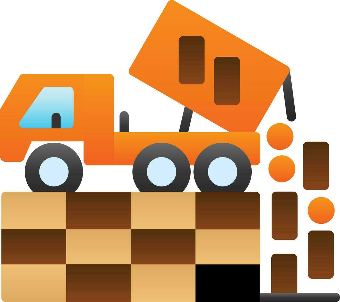 Landfill Vector Icon Design