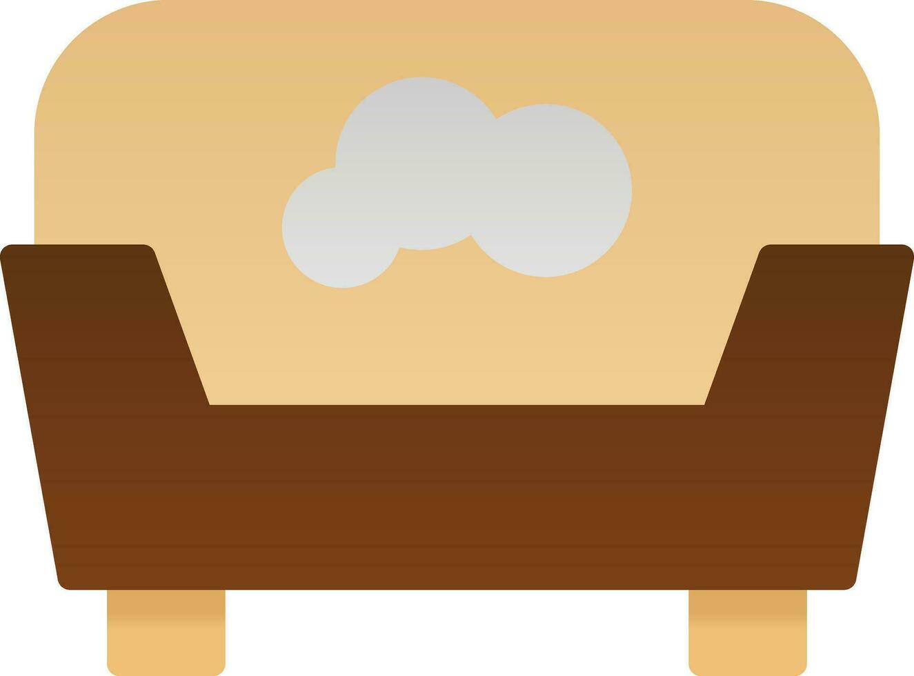 Pet bed Vector Icon Design