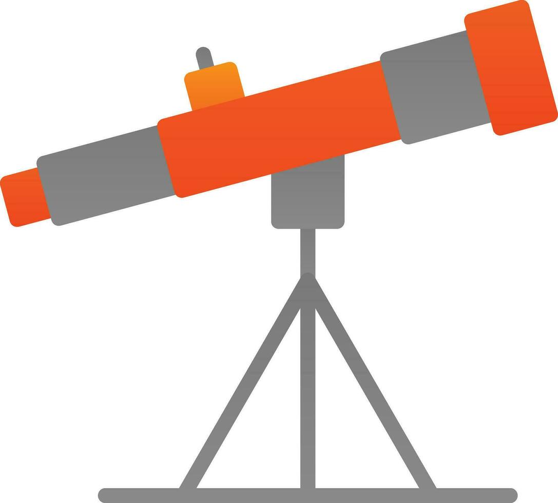 Telescope Vector Icon Design