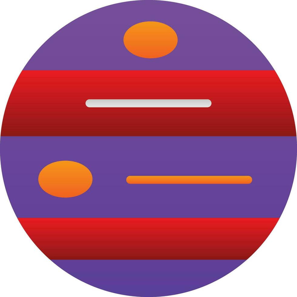 Planets Vector Icon Design