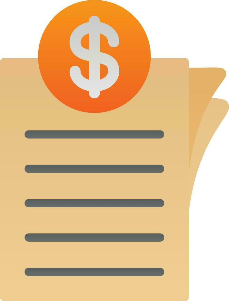 Invoice Vector Icon Design