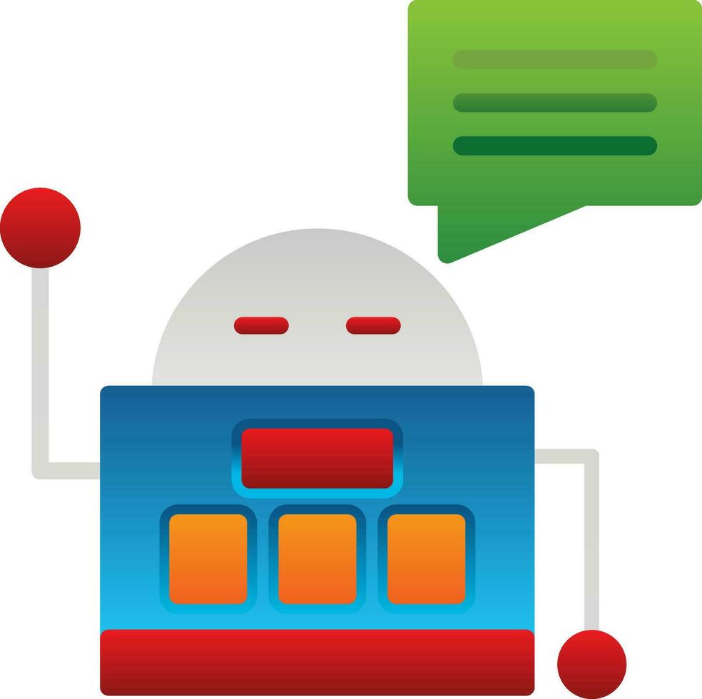 Chatbot Vector Icon Design