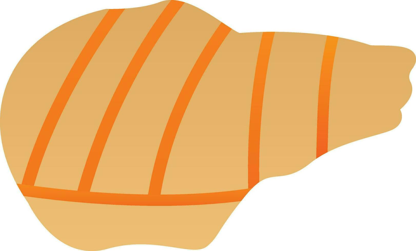 Grilled pork Vector Icon Design