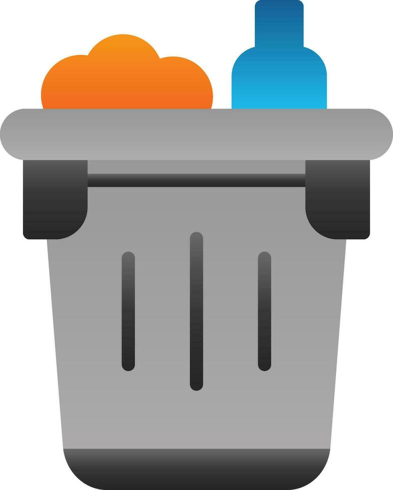 diseño de icono de vector de basura