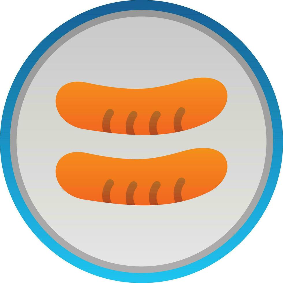 Sausage Vector Icon Design