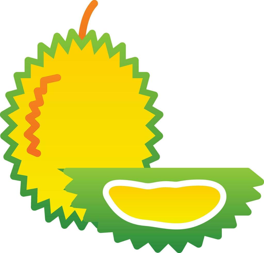 Durian vector icono diseño