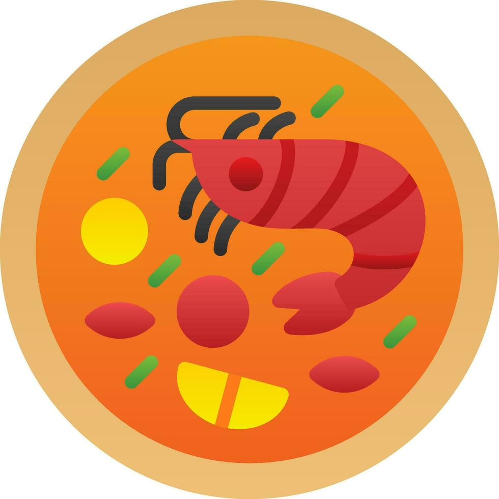 Tom yum Vector Icon Design