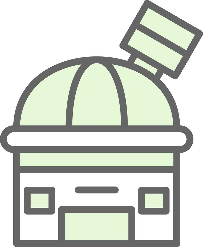 Observatory Vector Icon Design