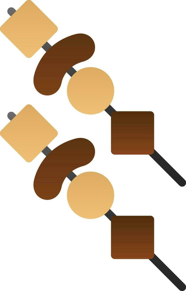 Skewer Vector Icon Design