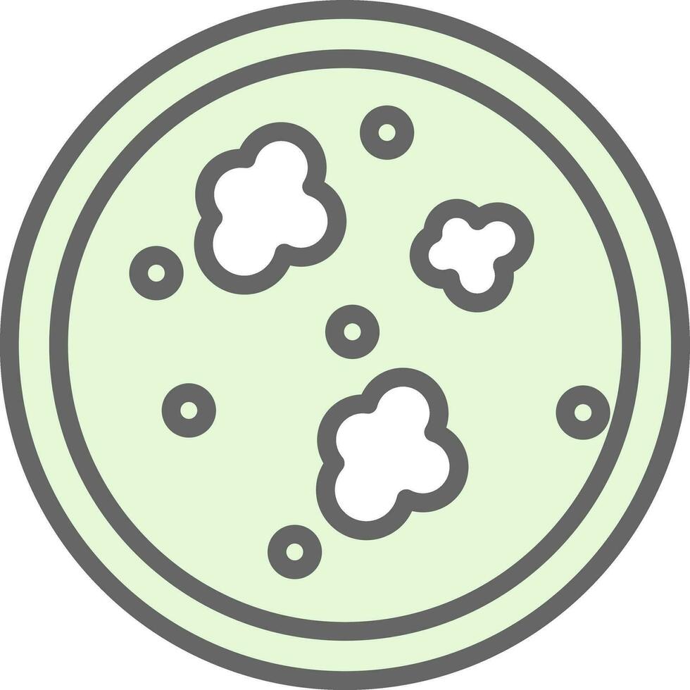 Petri dish Vector Icon Design