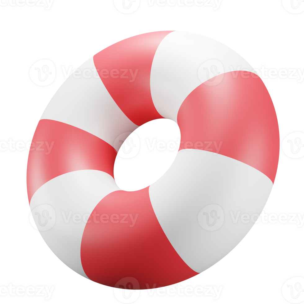 3D render lifebuoy png