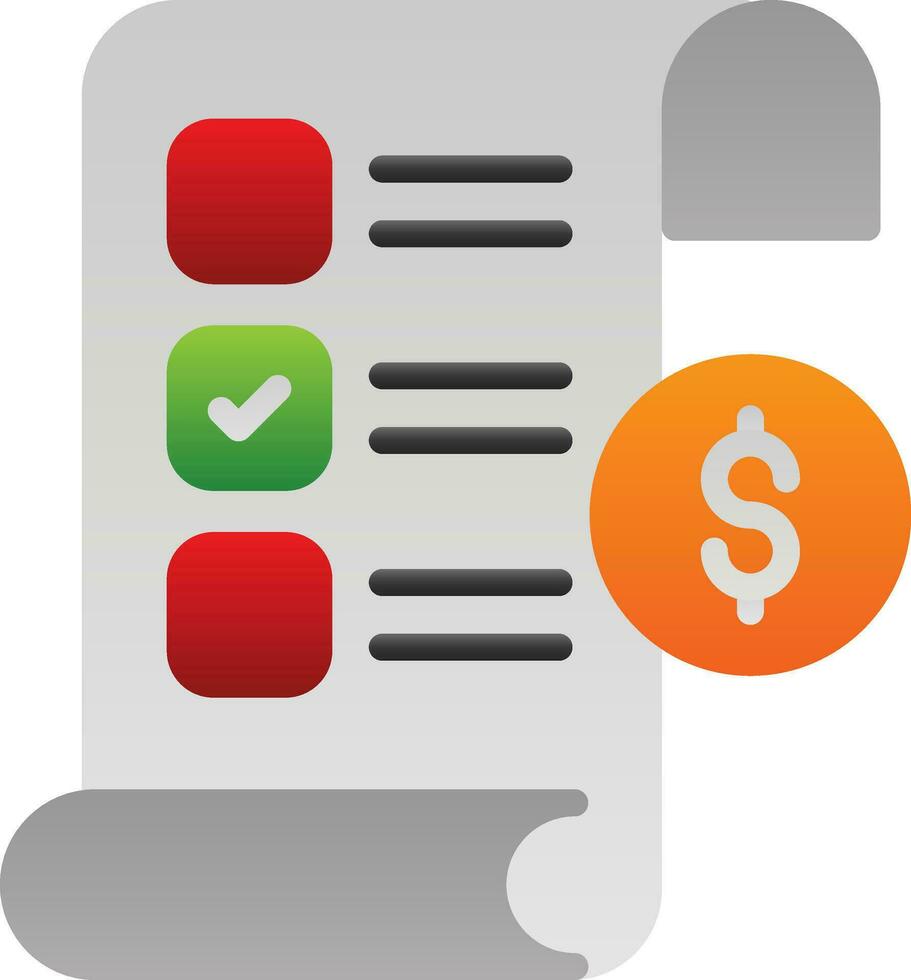 Invoice Vector Icon Design