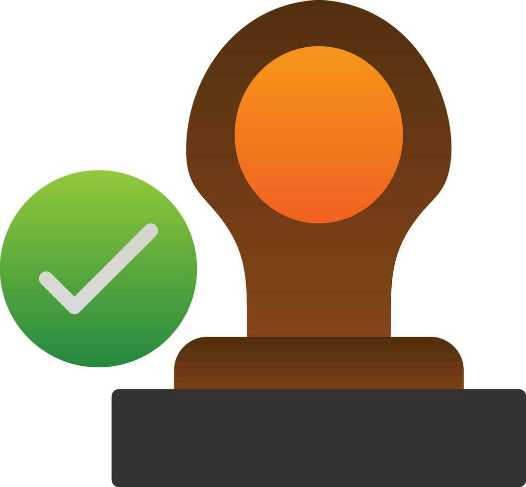Stamp Vector Icon Design