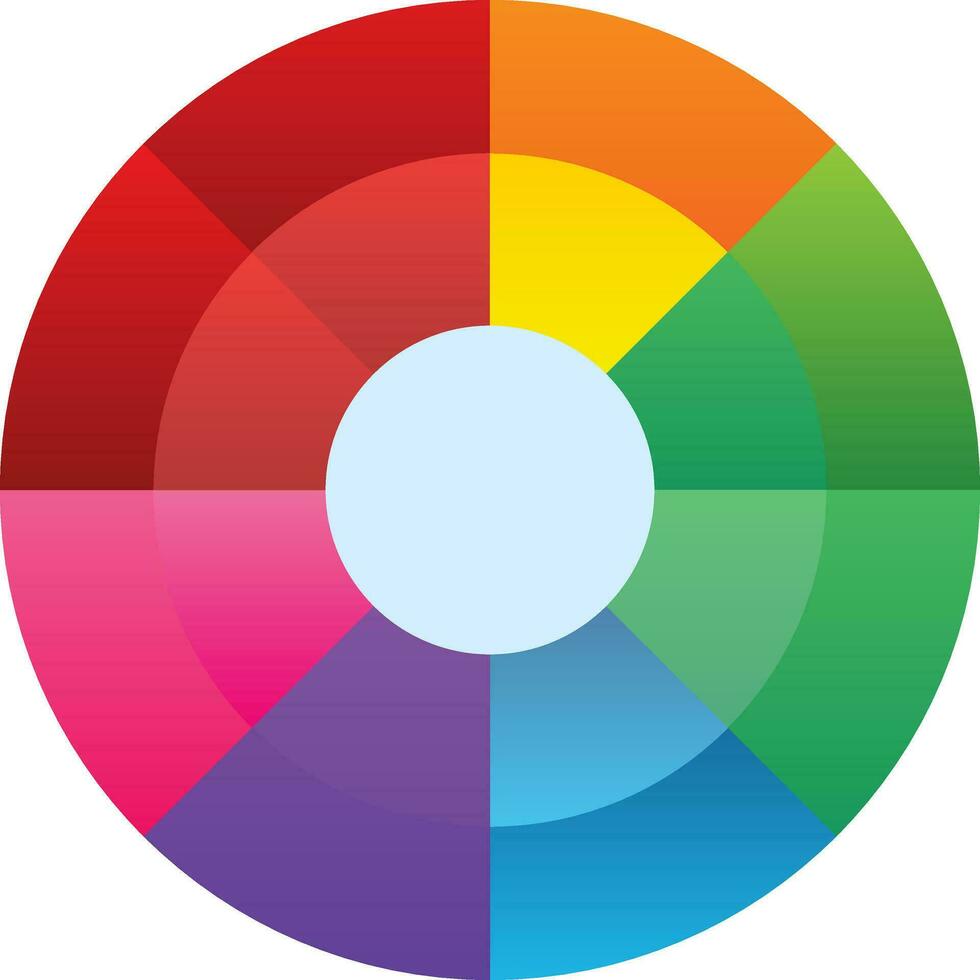 Color circle Vector Icon Design