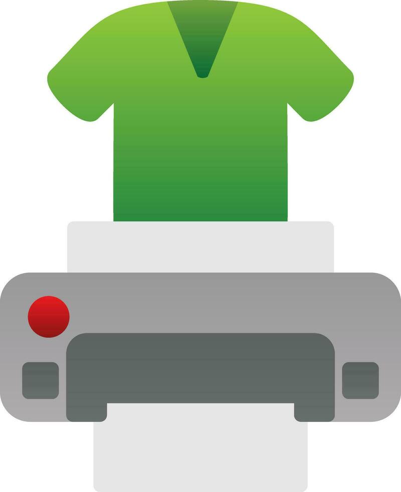 Dtg printer Vector Icon Design