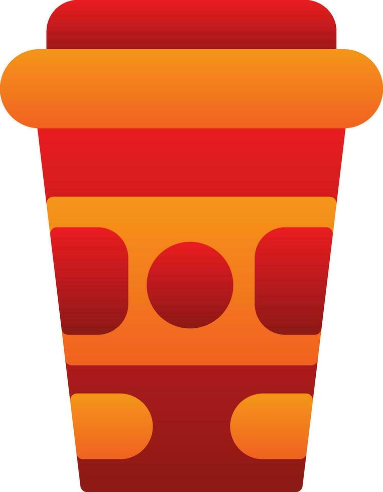 Paper cup Vector Icon Design