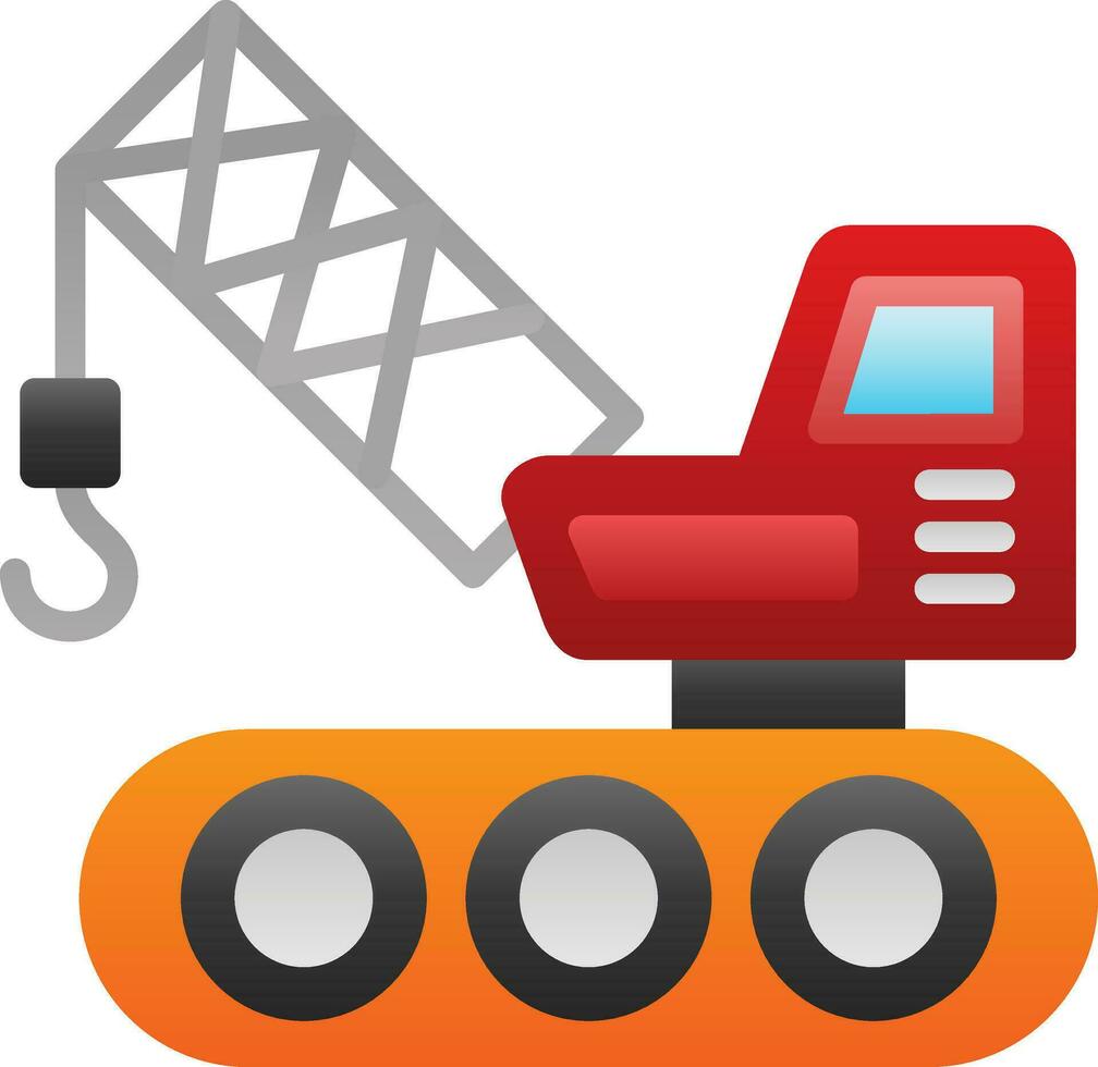 Crane Vector Icon Design