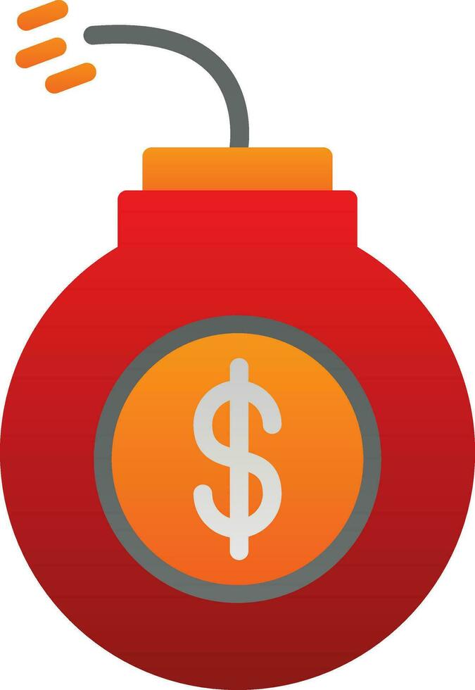 Debt Vector Icon Design