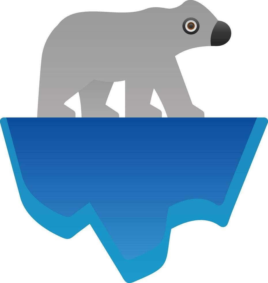 Polar bear Vector Icon Design