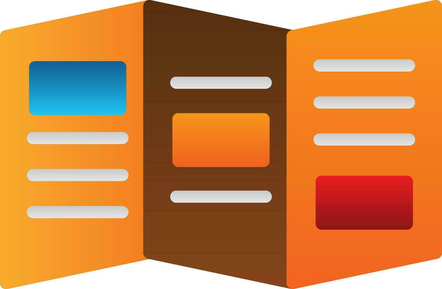 Brochure Vector Icon Design