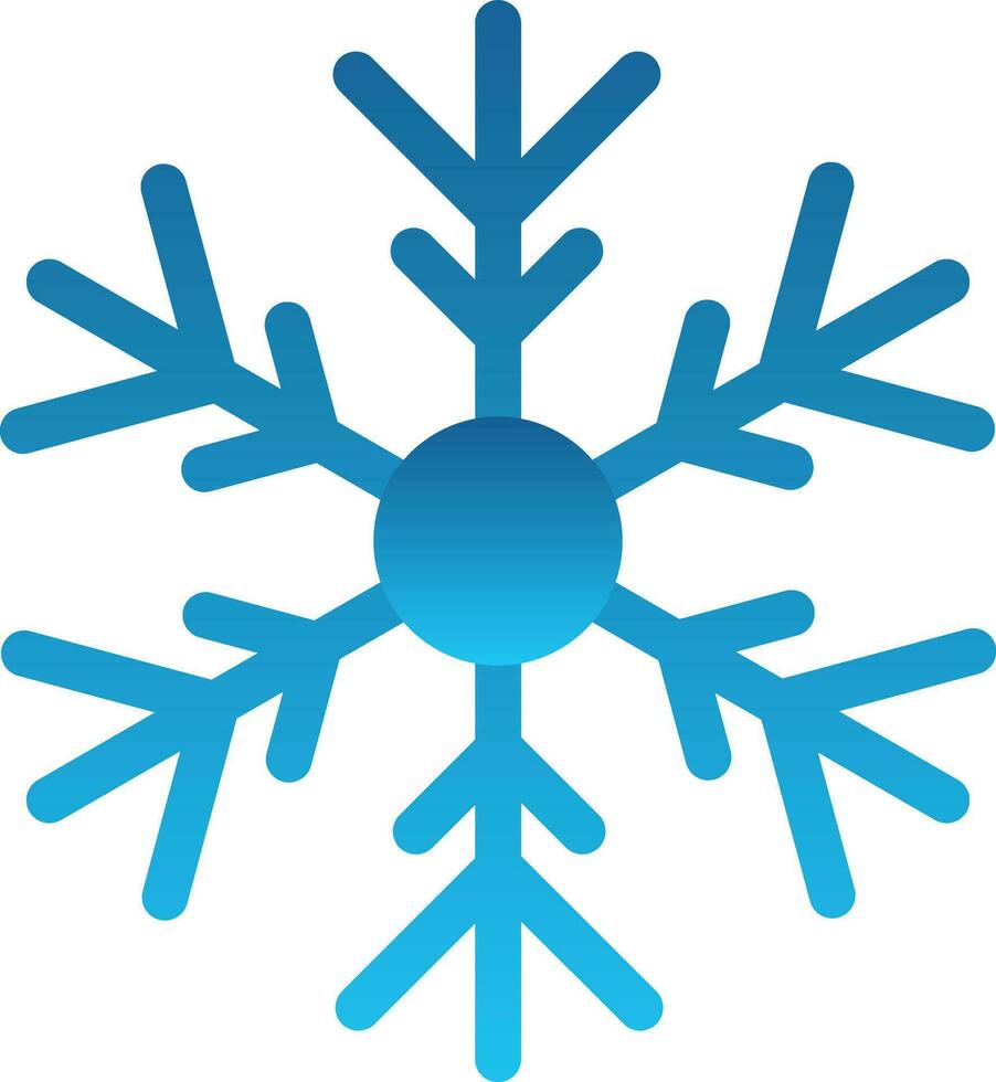 Snowflake Vector Icon Design