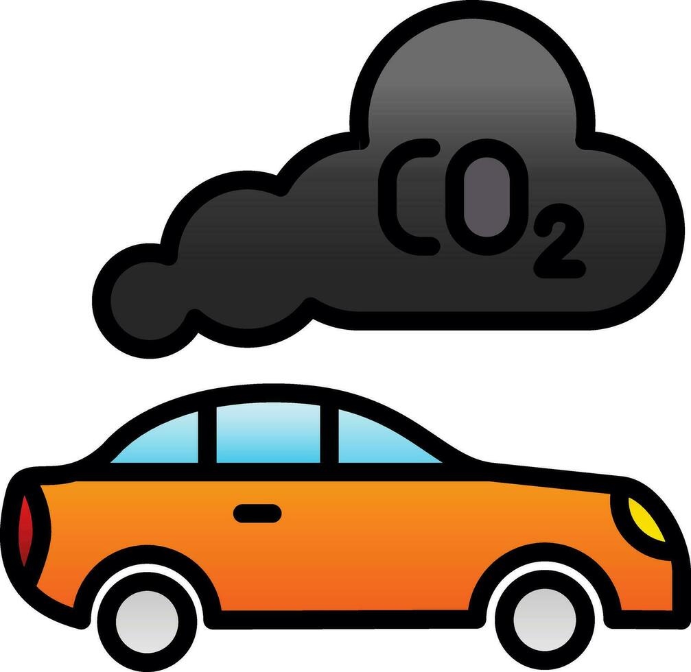 Emission control Vector Icon Design