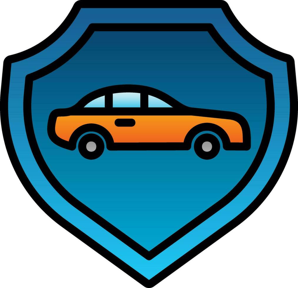 Car insurance Vector Icon Design
