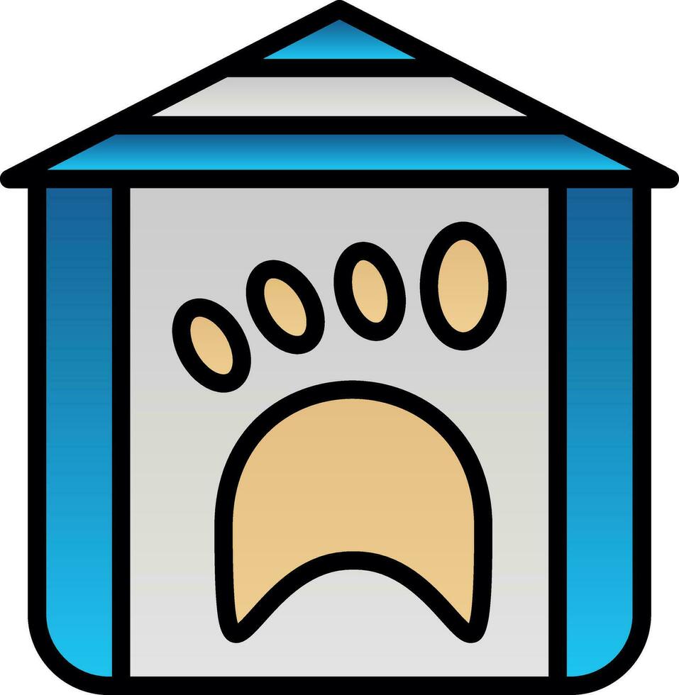 Animal shelter Vector Icon Design