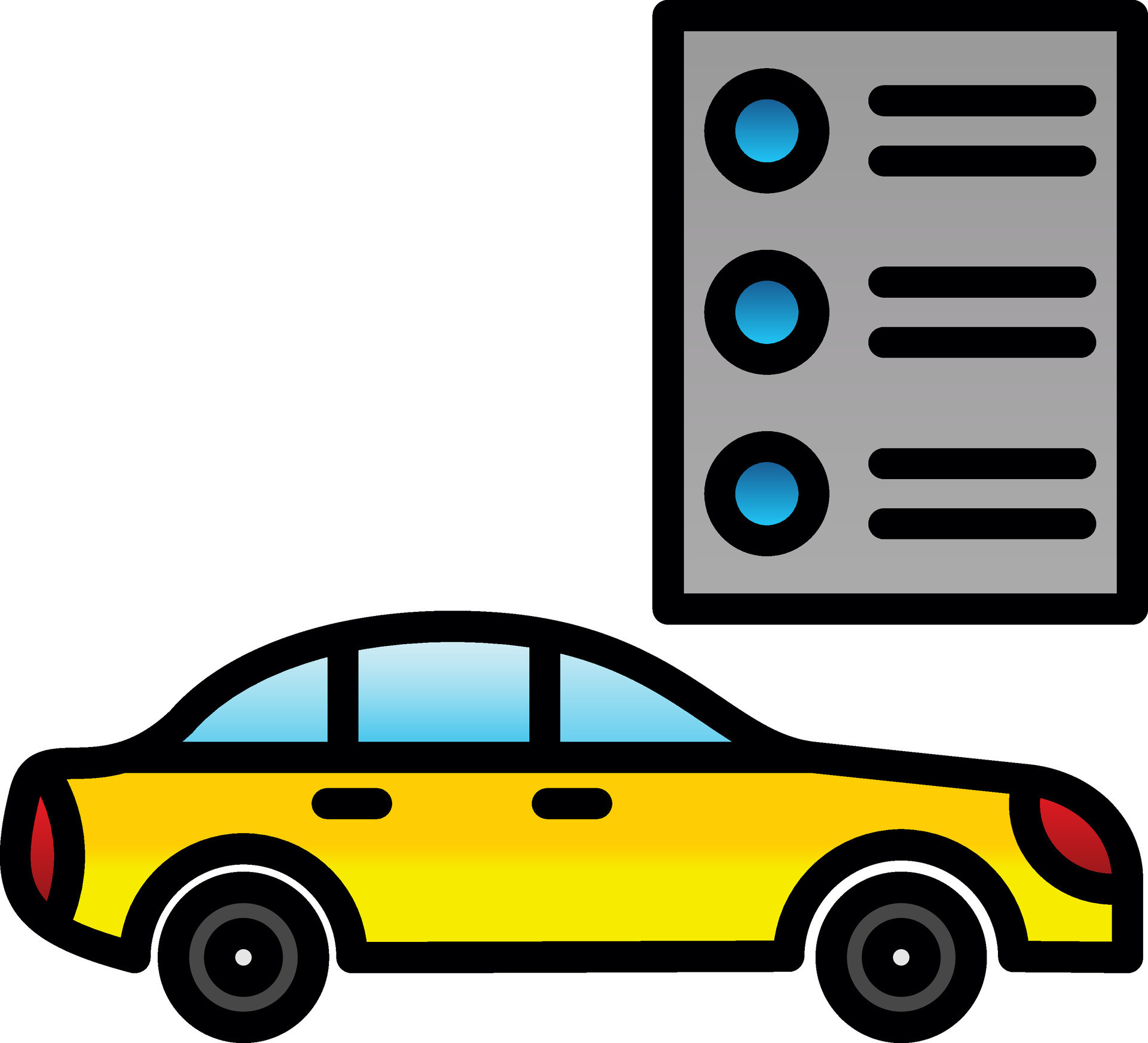 Test drive Vector Icon Design 25143900 Vector Art at Vecteezy