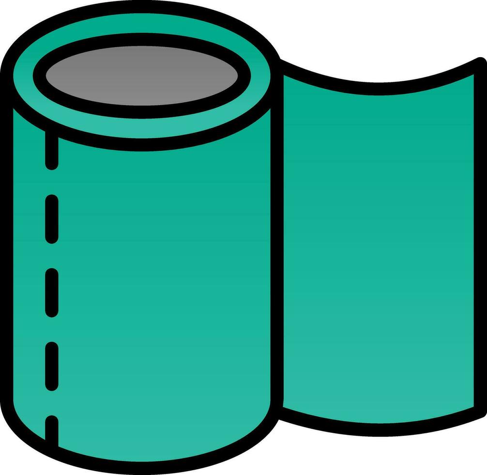 Paper roll Vector Icon Design