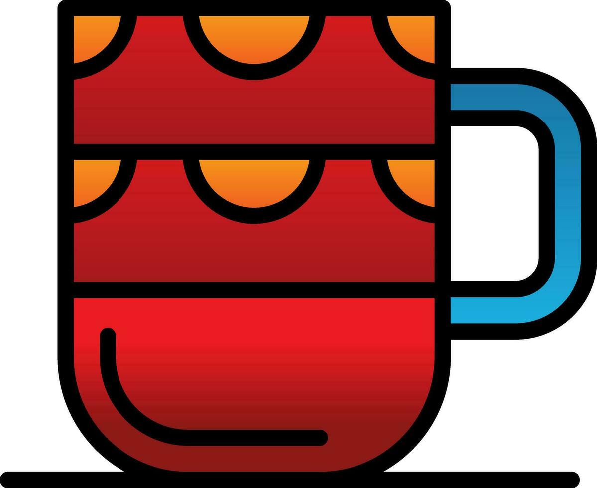 diseño de icono de vector de taza