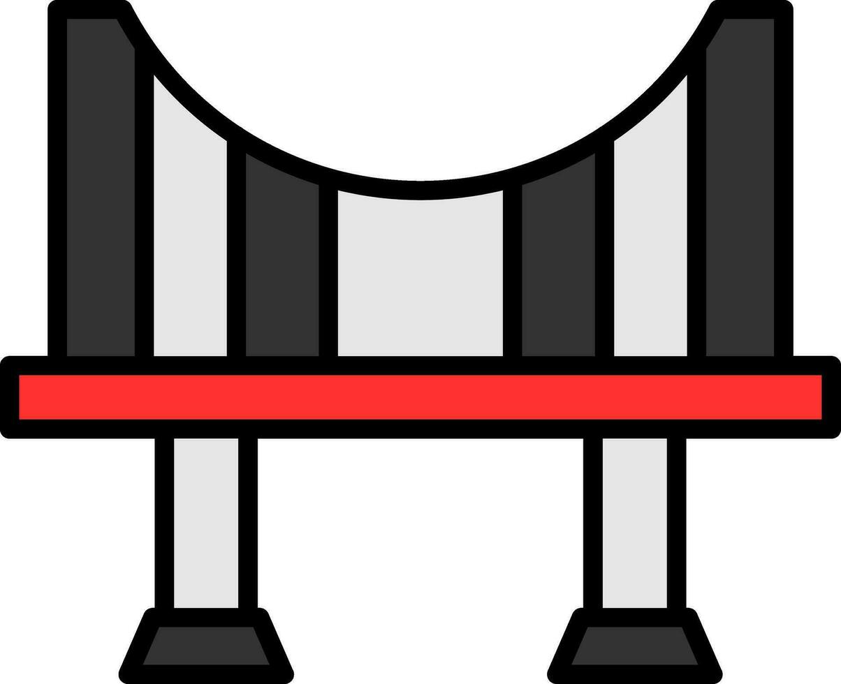 diseño de icono de vector de puente