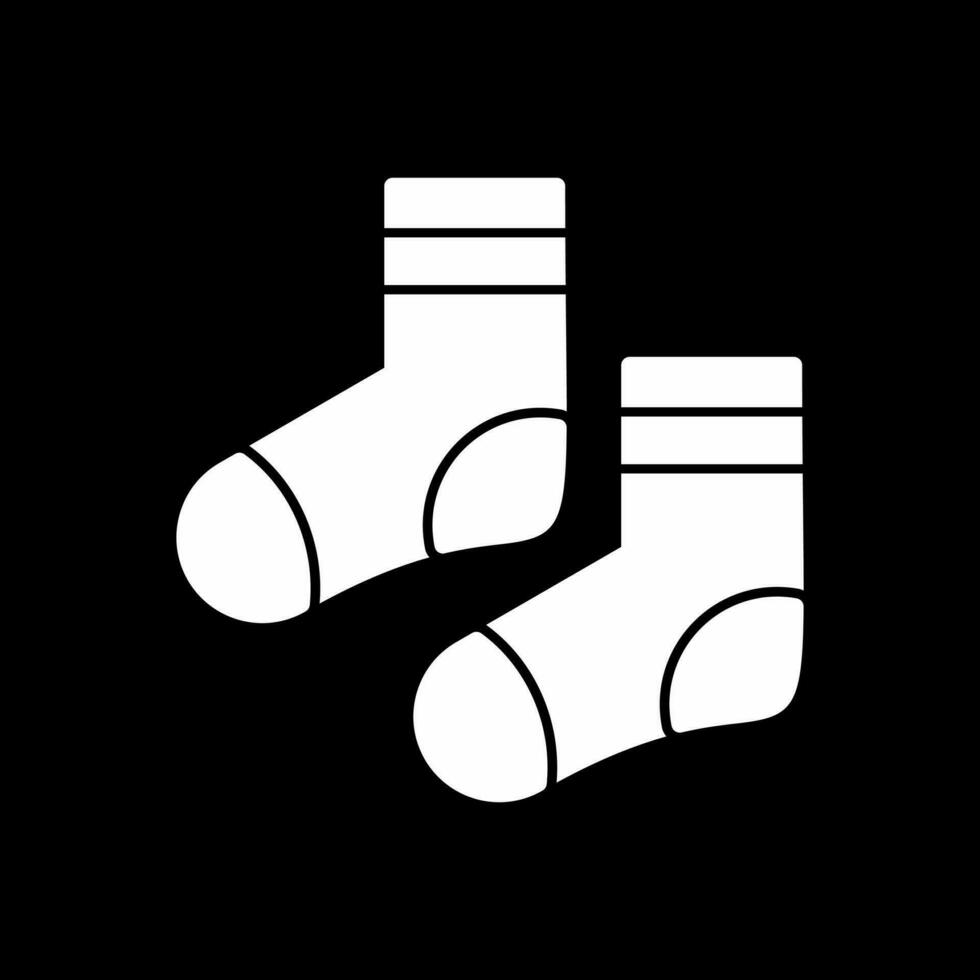 diseño de icono de vector de calcetines