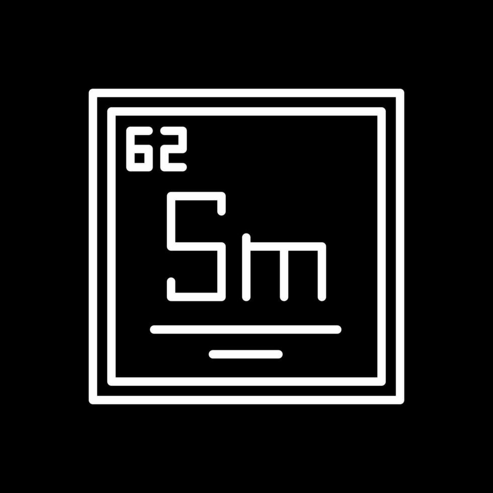 Samarium Vector Icon Design