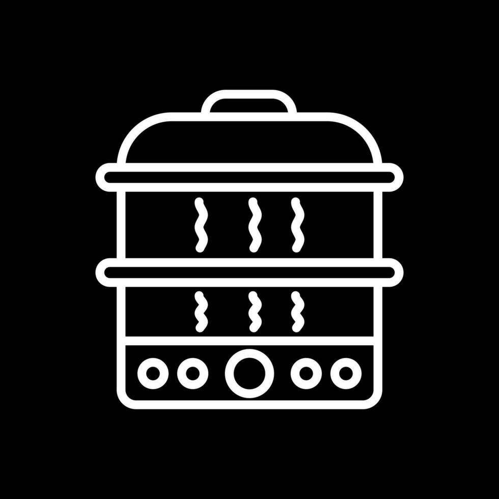 Steamer Vector Icon Design