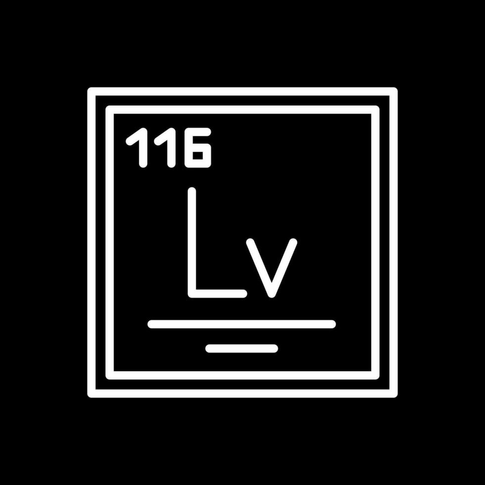 Livermorium Vector Icon Design