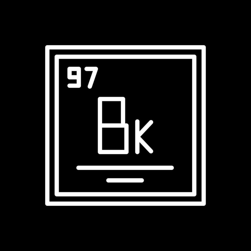 Berkelium Vector Icon Design