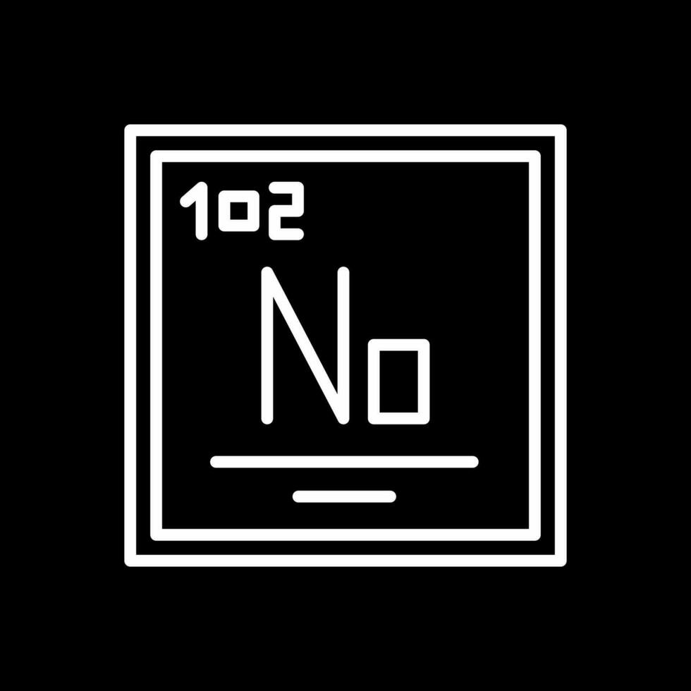 Nobelium Vector Icon Design