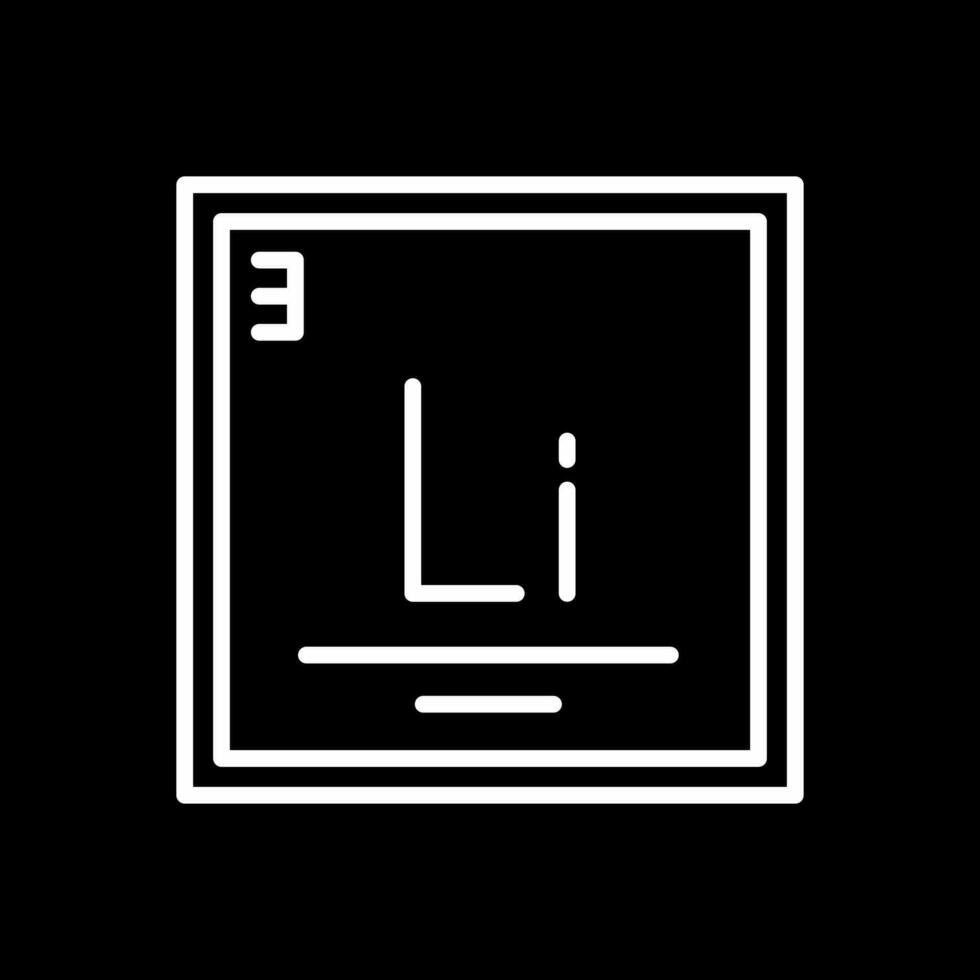 Lithium Vector Icon Design