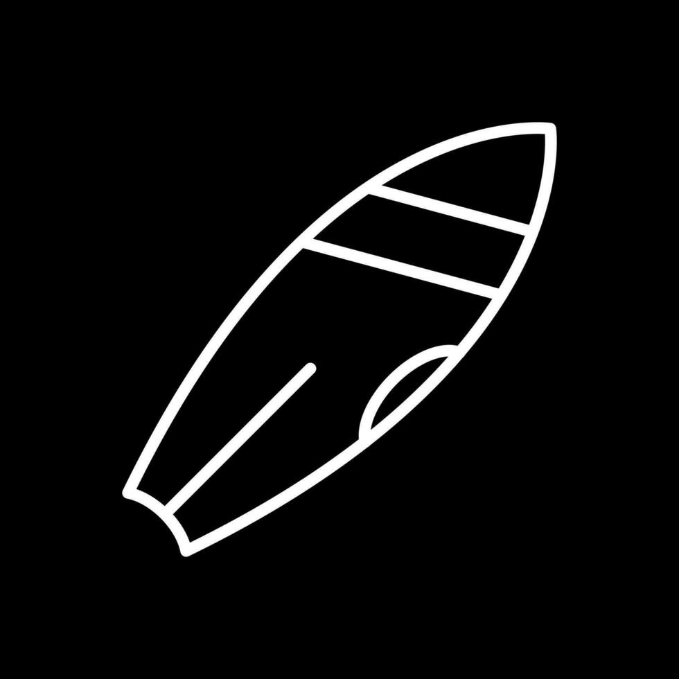Surfboard Vector Icon Design