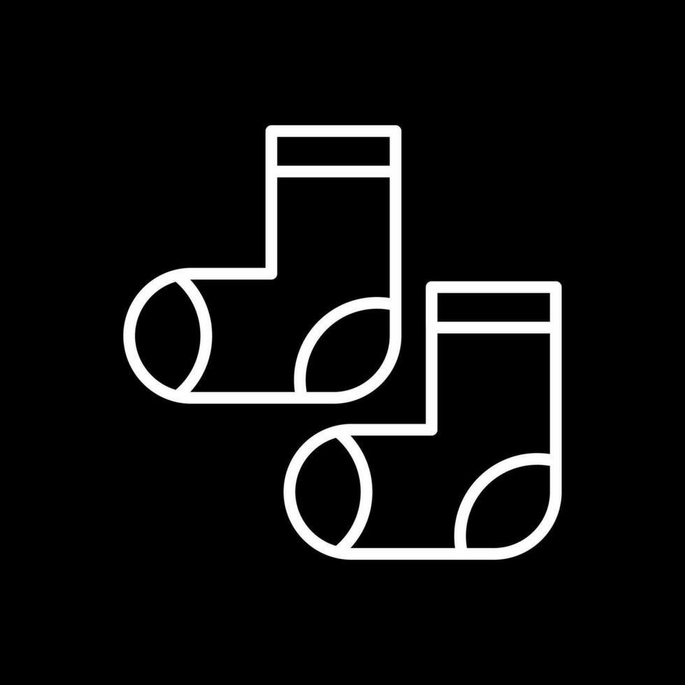 Socks Vector Icon Design