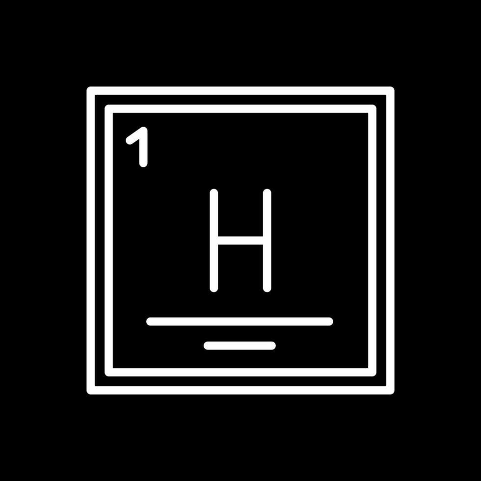 Hydrogen Vector Icon Design