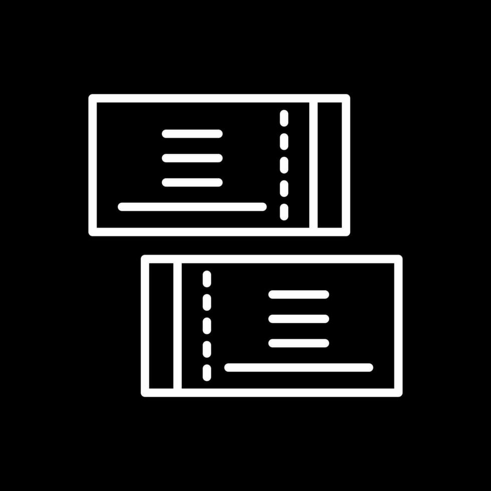 Tickets Vector Icon Design